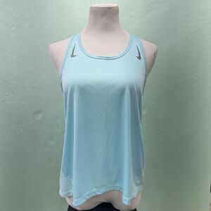 Nike Dri-FIT Moisture Wicking Light Blue Athletic Tank Top Women's Size Large
